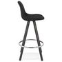 Voir la diapositive 3 : Paris Prix Tabouret de Bar Design  Cariboa  87cm Noir