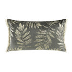 Paris Prix Coussin Déco à Franges  Adelor  30x50cm Anthracite
