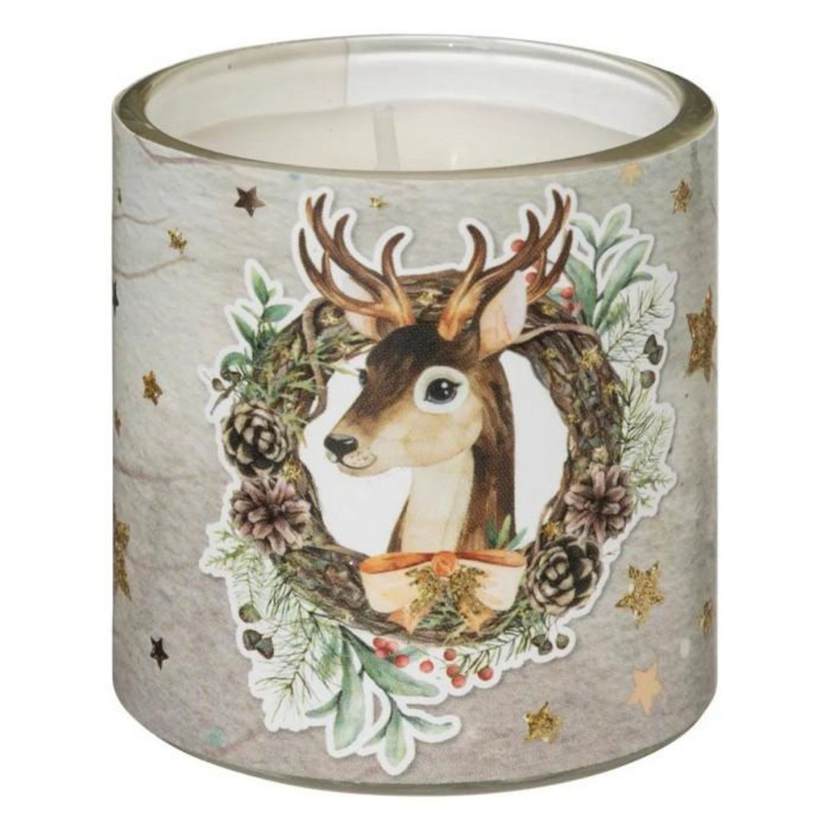 ATMOSPHERA Crackers de 3 Bougies Parfumées  Mon Beau Sapin  45g Marron