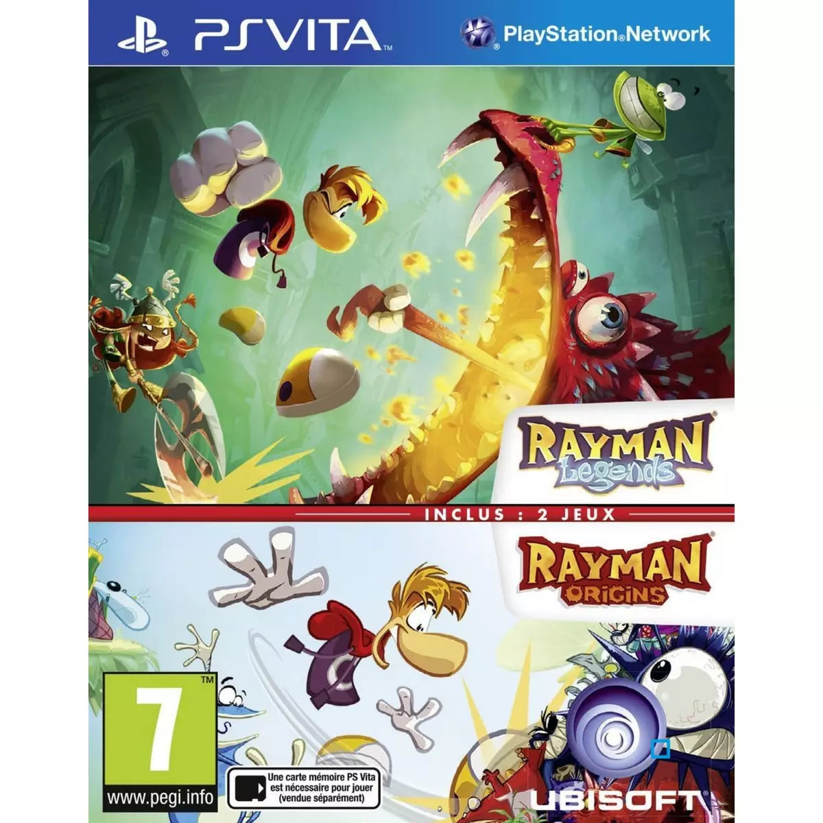 Rayman Legends + Rayman Origins PS Vita