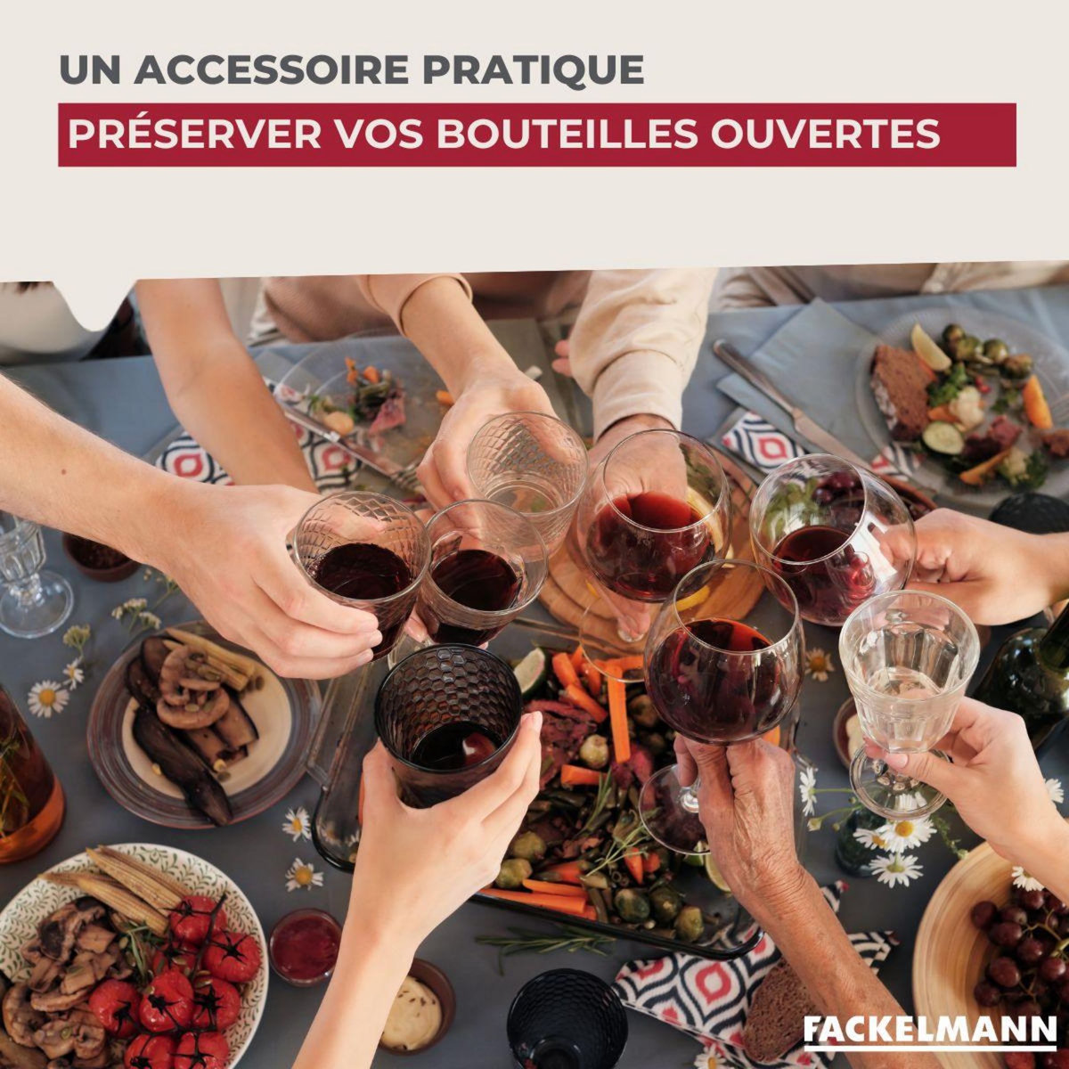 Fackelmann Lot de 50 bouchons de liège coniques Fackelmann Bar Concept