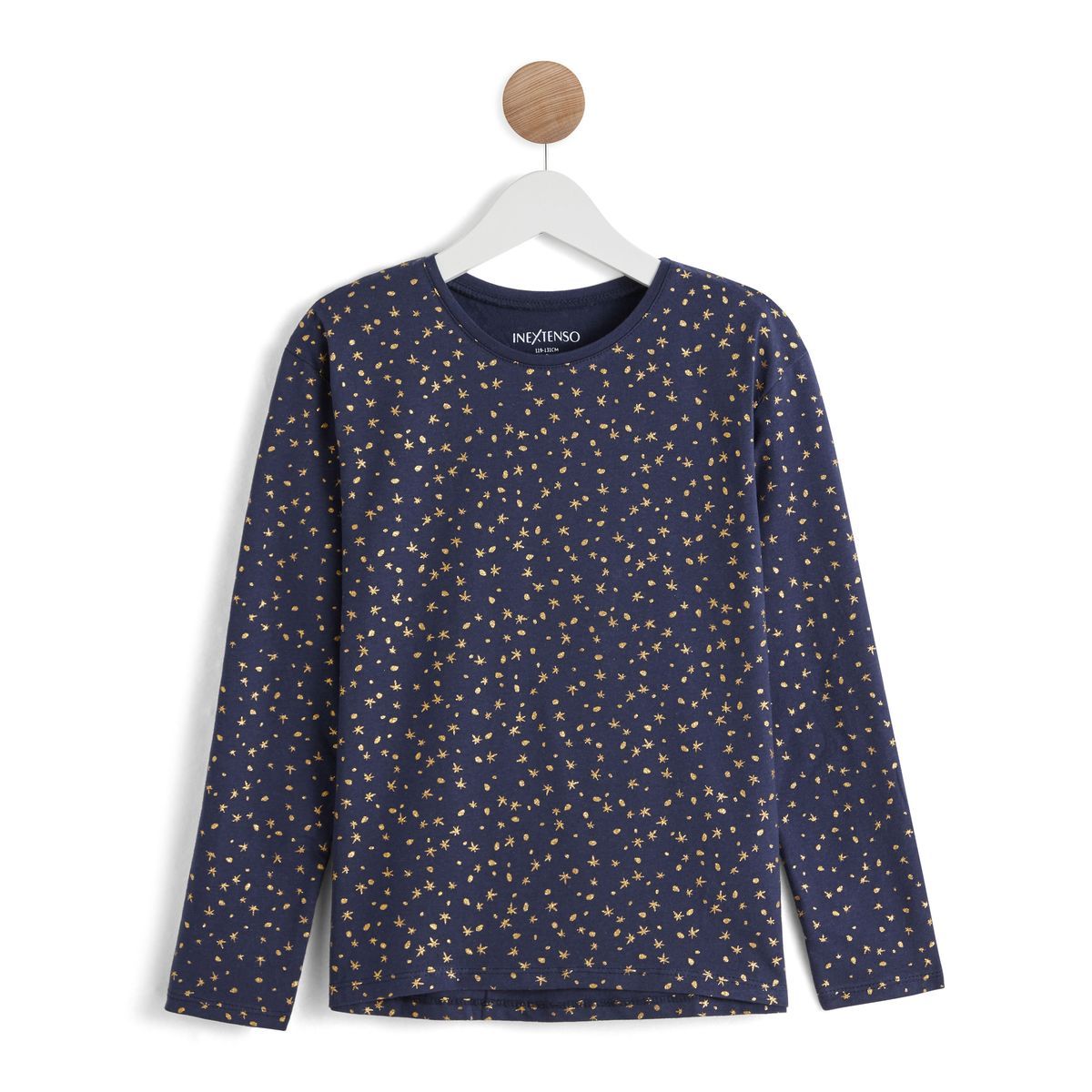 IN EXTENSO T-shirt manches longues à pois fille
