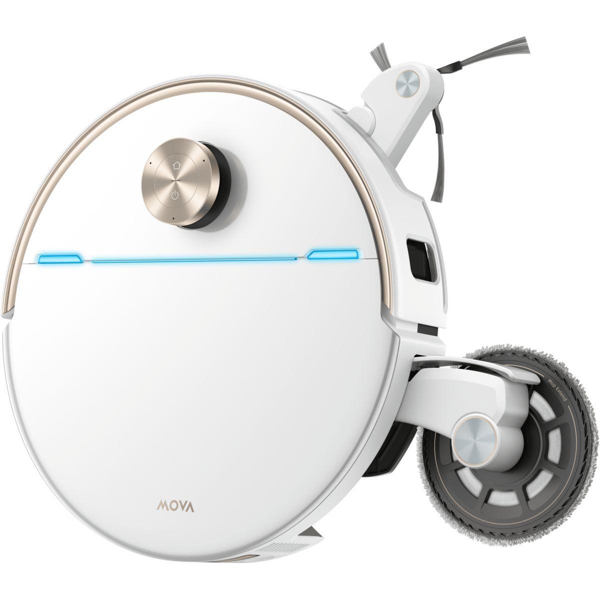 Voir la diapositive 5 : MOVA Robot aspirateur laveur v70 ultra complete blanc