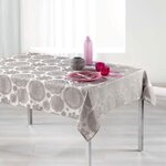 Paris Prix Nappe Rectangulaire  Rose des Vents  140x300cm Taupe