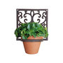 Voir la diapositive 2 : ESSCHERT DESIGN Porte-pot en fonte classique - 19,8 x 16,5 x 20,3 cm - Esschert Design