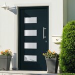 VIDAXL Porte d'entree Aluminium et PVC Anthracite 110x210 cm