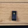 Voir la diapositive 4 : The Home Deco Factory Console 2 tiroirs en bois et métal Jack - Marron et noir