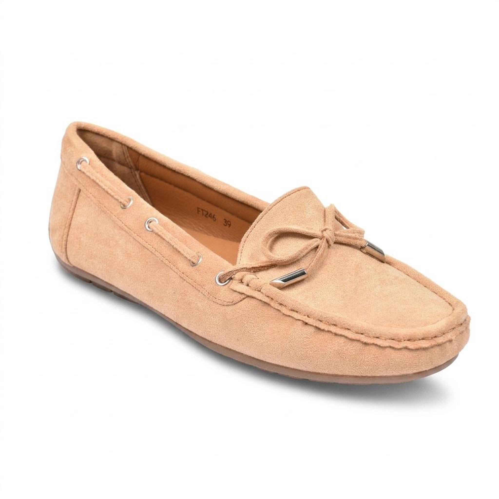 Voir la diapositive 1 : OZABI OZABI Mocassins Femme Lacet Daim Bobo Chic 3 Coloris