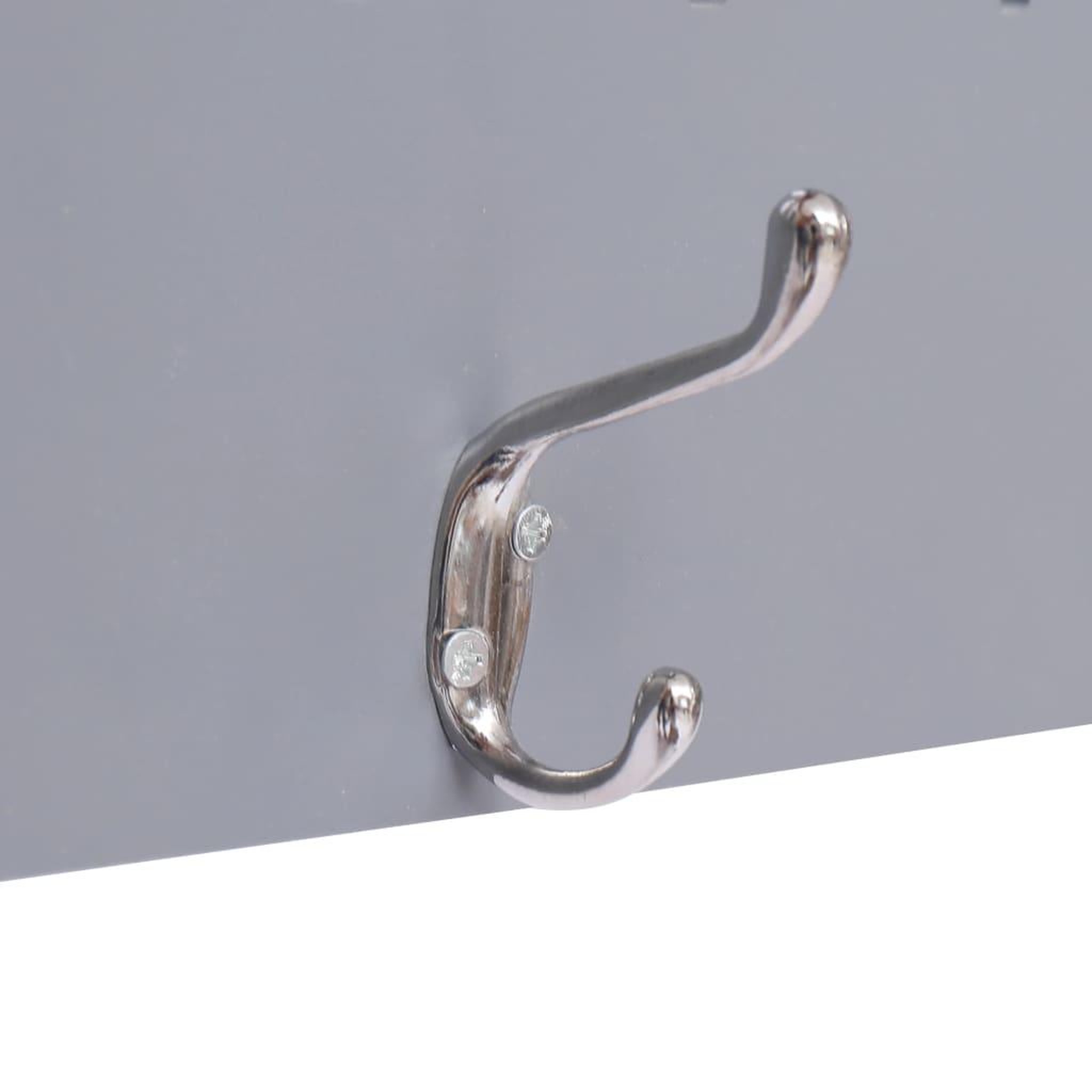 Voir la diapositive 4 : VIDAXL Porte-manteau mural FAMILY Gris 74x29,5 cm