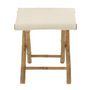 Voir la diapositive 2 : Paris Prix Tabouret Pliable Bambou  Stool  42cm Naturel