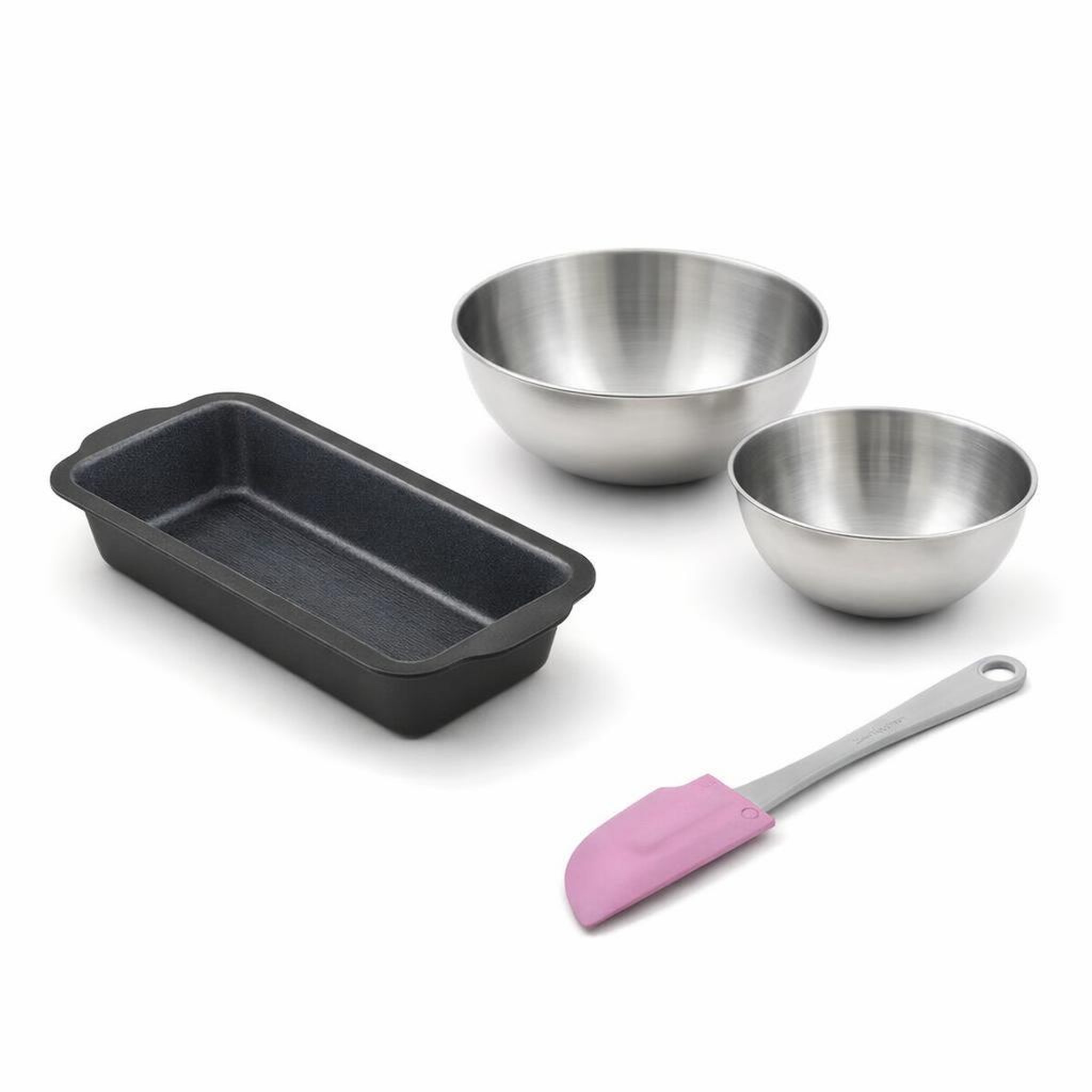 ZENKER Set de 4 ustensiles de pâtisserie moule à gâteaux bol et spatule silicone fibre de verre silicone fibre de verre zenker  silicone fibre de verre