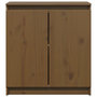 Voir la diapositive 5 : VIDAXL Armoire laterale marron miel 60x36x65 cm bois de pin massif