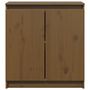 Voir la diapositive 5 : VIDAXL Armoire laterale marron miel 60x36x65 cm bois de pin massif