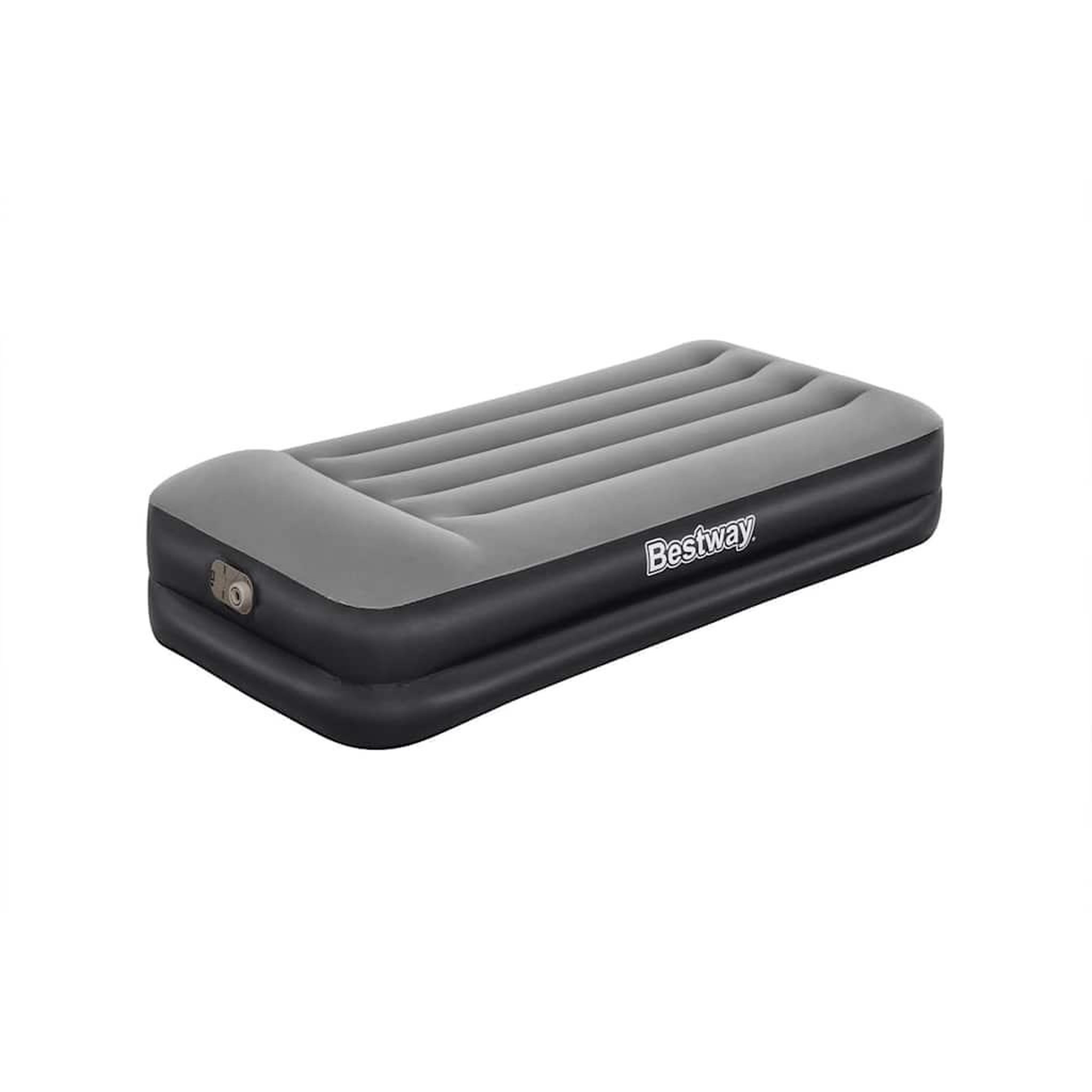 BESTWAY Bestway lit gonflable floque avec pompe a air integree 191x97x46 cm