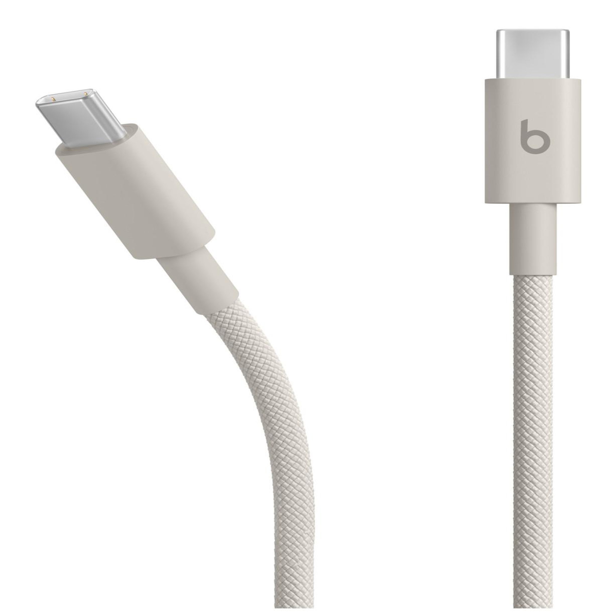 Voir la diapositive 3 : BEATS Câble de charge tissé USB-C vers USB-C 1M50 Gris éclair