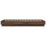 Voir la diapositive 5 : VIDAXL Cadre de lit sans matelas chene marron 90x190cm bois ingenierie