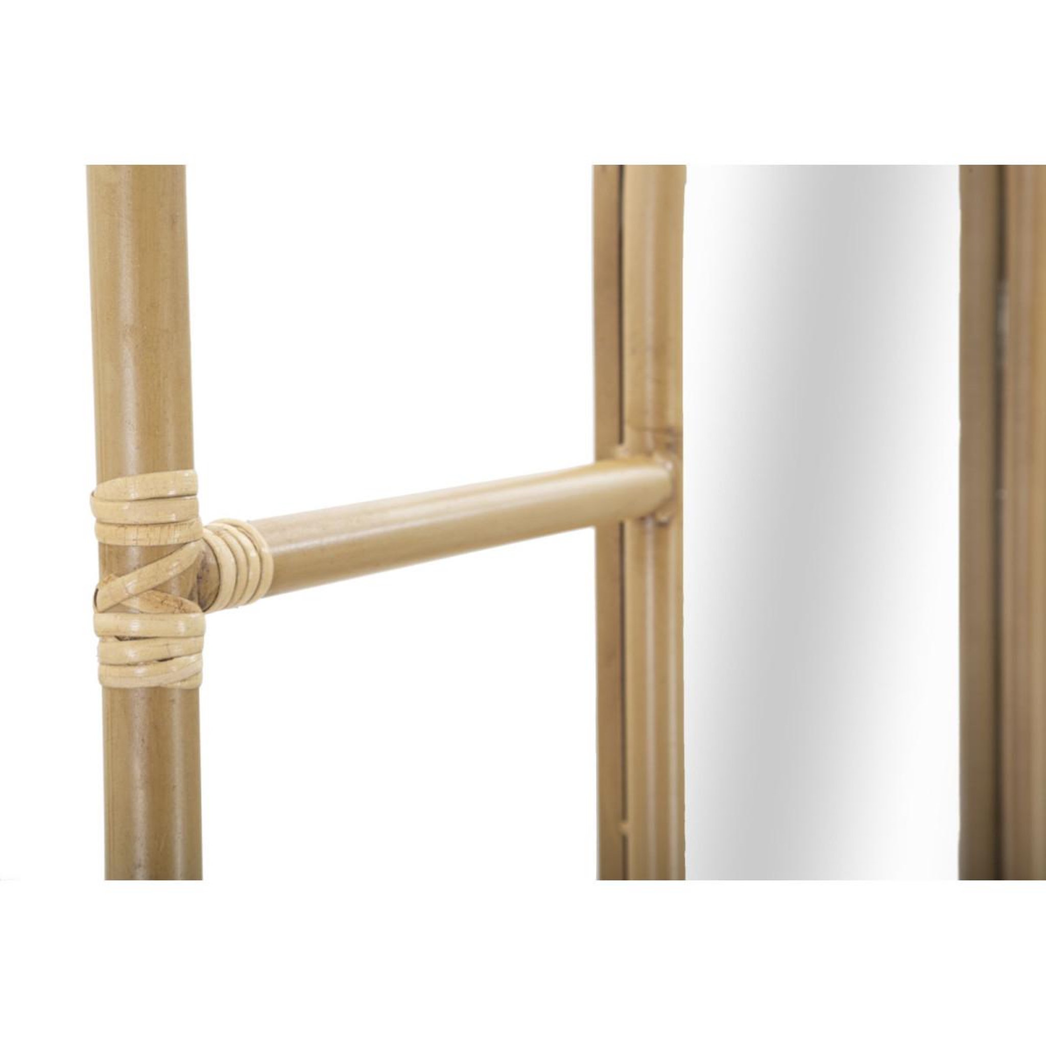 Voir la diapositive 4 : Paris Prix Miroir échelle déco effet rotin  panama  151cm naturel