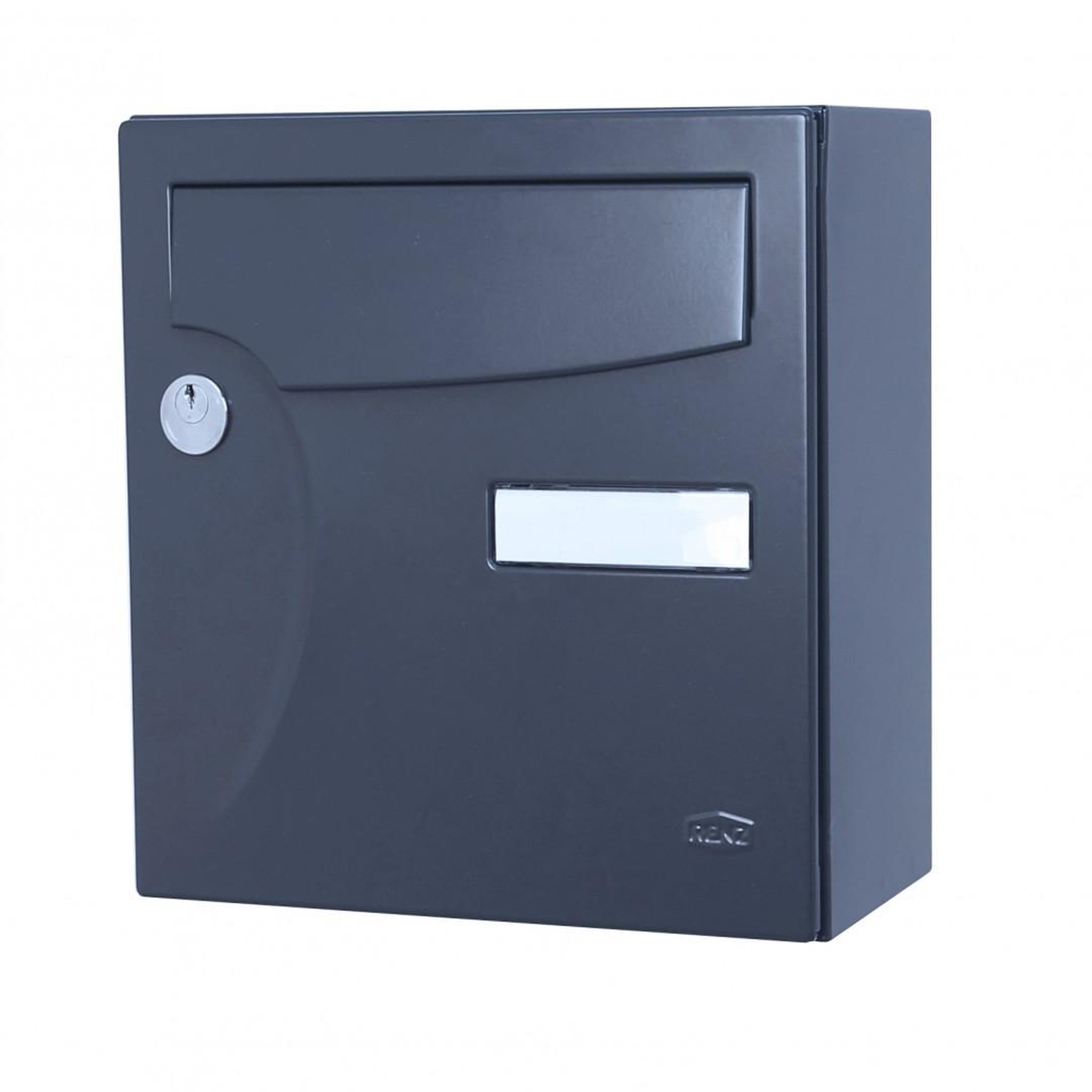 RENZ Boîte aux lettres compacte 1 porte extérieur RENZ acier anthracite mat