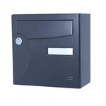 RENZ Boîte aux lettres compacte 1 porte extérieur RENZ acier anthracite mat