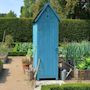 Voir la diapositive 4 : Habitat et Jardin Armoire de jardin  Cabanon  - 77 x 54.5 x 179 cm - Bleu ciel