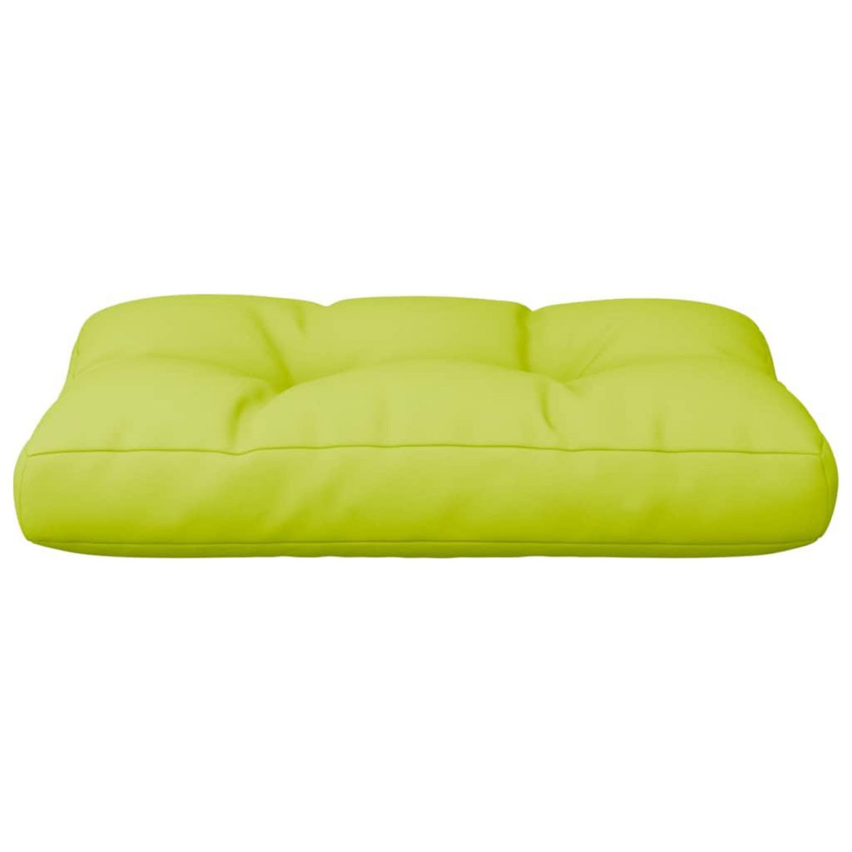 VIDAXL Coussin de palette vert vif 60x40x12 cm tissu