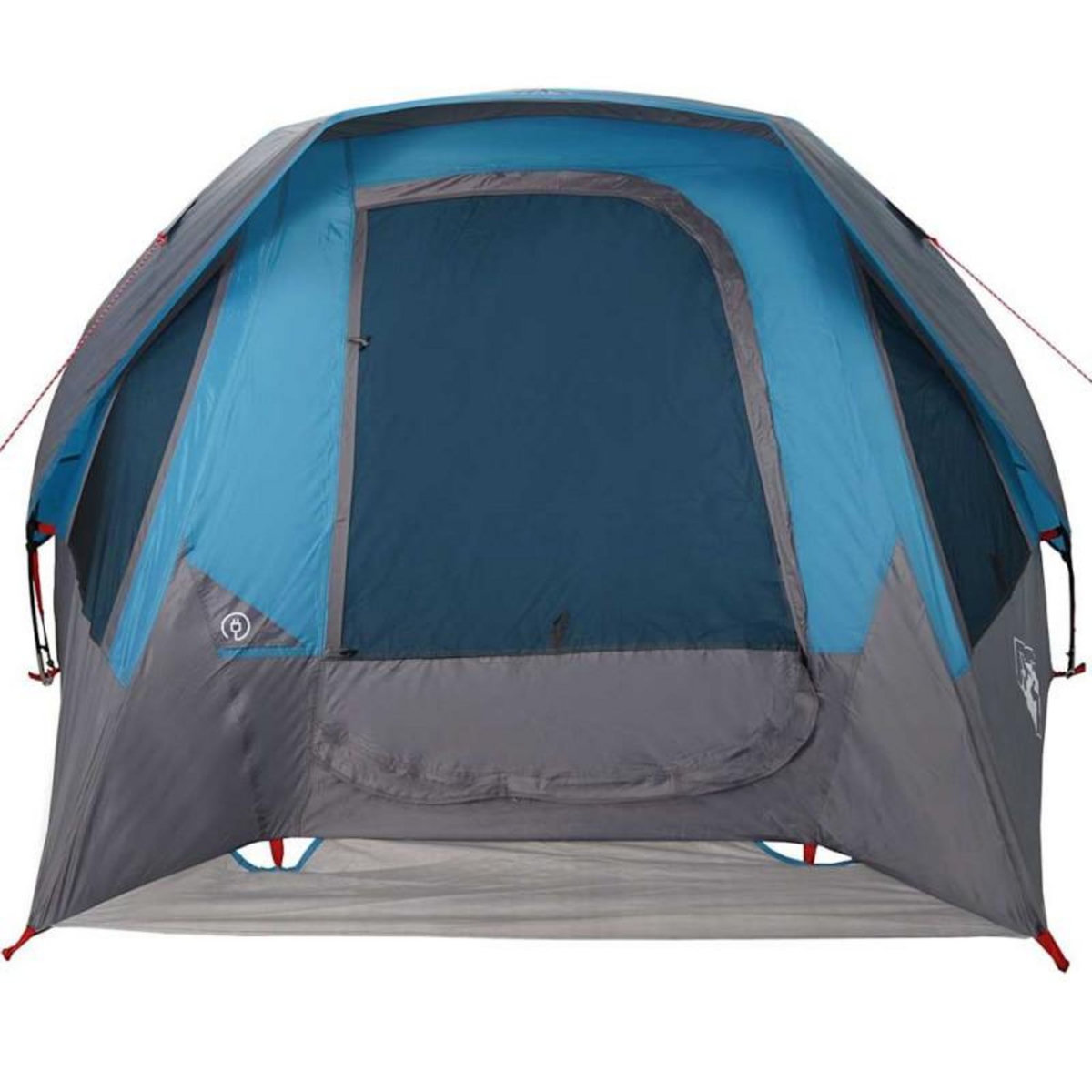 VIDAXL Tente de camping de cabine 4 personnes bleu imperméable