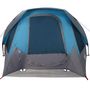 Voir la diapositive 5 : VIDAXL Tente de camping de cabine 4 personnes bleu imperméable
