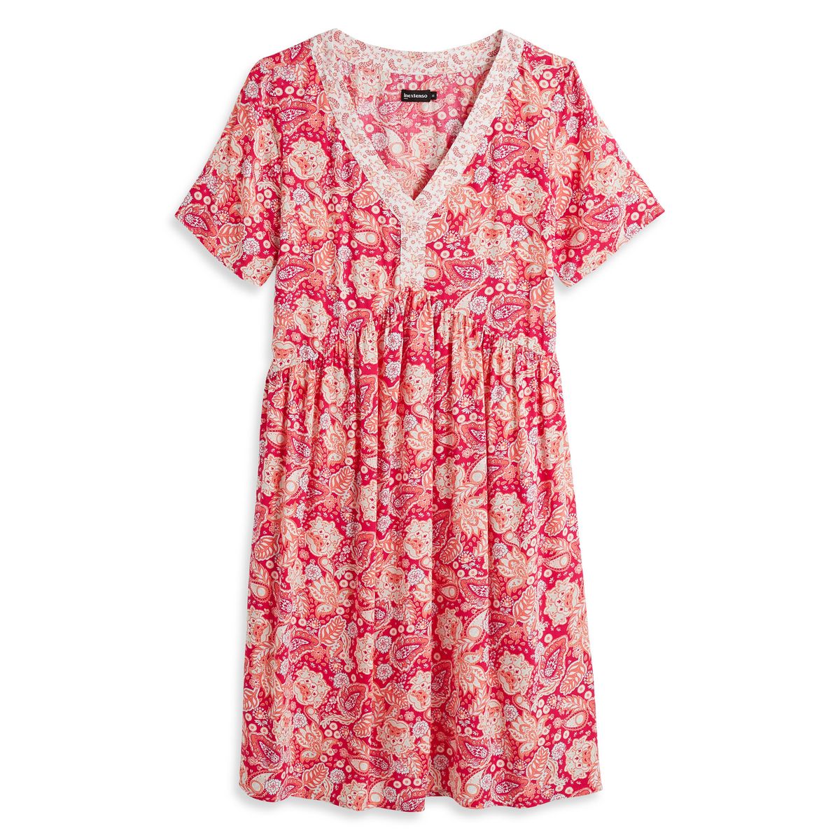 INEXTENSO Robe Fuchsia femme