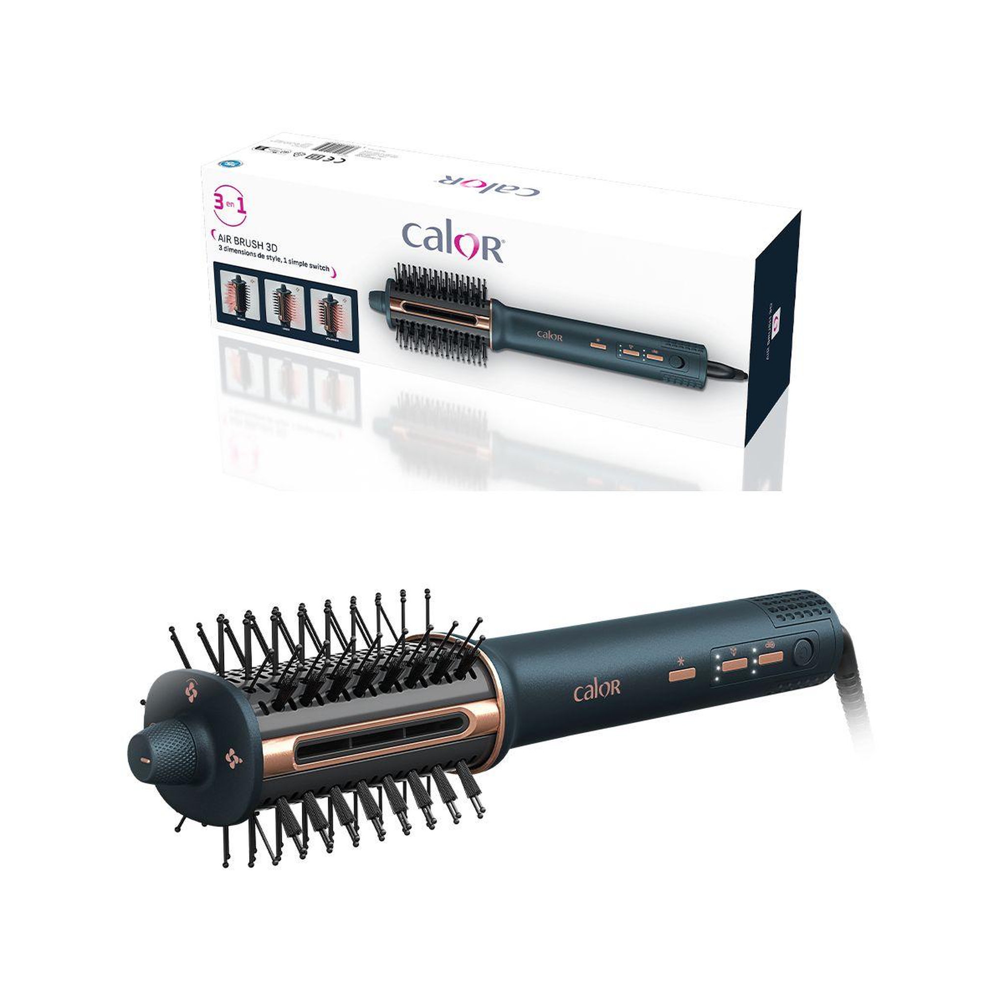 Voir la diapositive 4 : CALOR Brosse soufflante air brush 3d ub9720c0