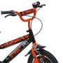 Voir la diapositive 4 : Vélo enfant - Modèle 16'' Street Art  pour enfant de 105/120 cm avec stabilisateurs à molettes - Plaque décorative avant - Porte bidon - 2 freins