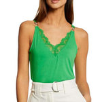 MORGAN Débardeur Vert Femme Morgan Daskni. Coloris disponibles : Vert