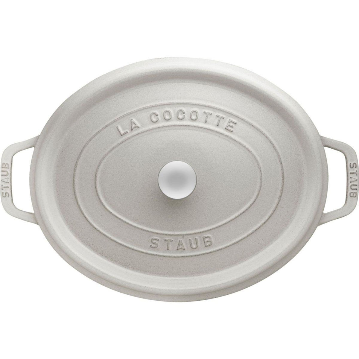 Staub Cocotte 33 cm Truffe blanche fonte