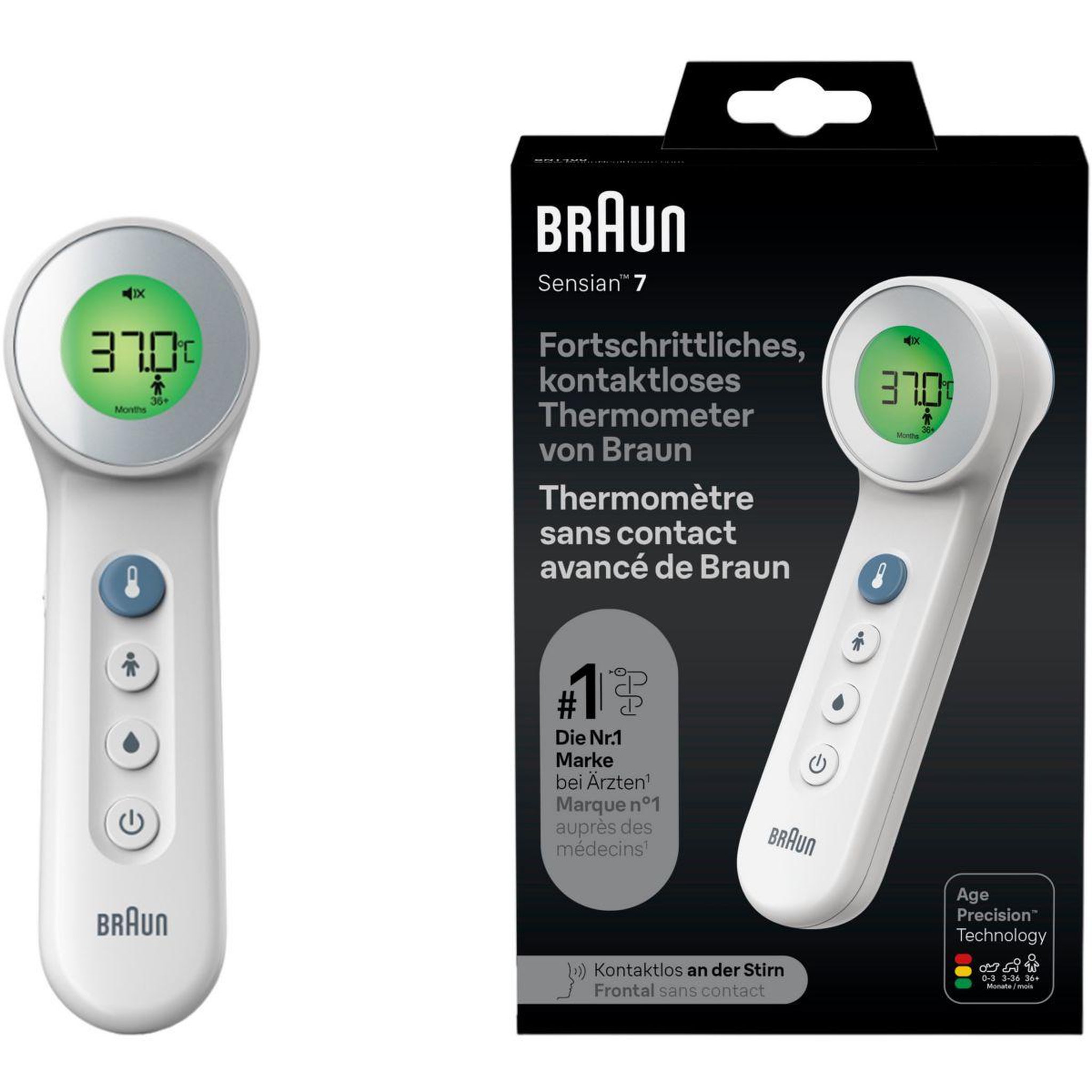 BRAUN Thermomètre sans contact bnt400we