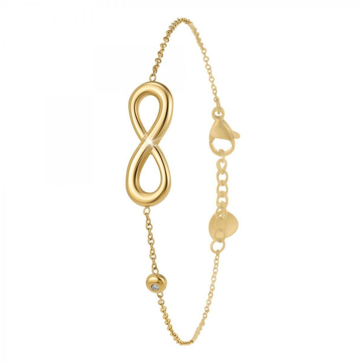 SC BOHEME Bracelet infini par SC Bohème orné d'un véritable diamant blanc