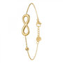 Voir la diapositive 1 : SC BOHEME Bracelet infini par SC Bohème orné d'un véritable diamant blanc