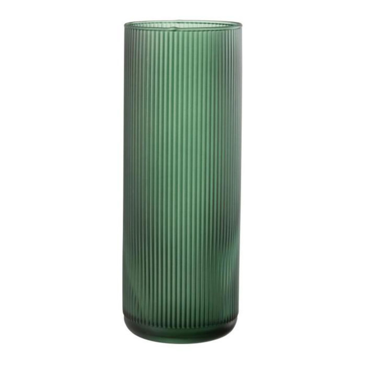 Paris Prix Vase Cylindrique en Verre  Joseph  28cm Vert