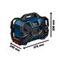 Voir la diapositive 2 : Bosch Professional Radio Bosch GPB 18VH-6 SRC robuste pour chantier