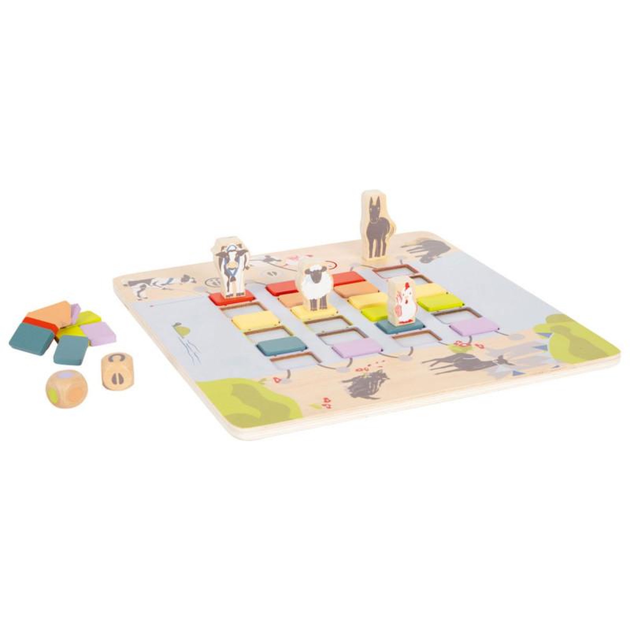 SMALL FOOT Small Foot - Wooden Game Bridge Crossing Animals 12235
