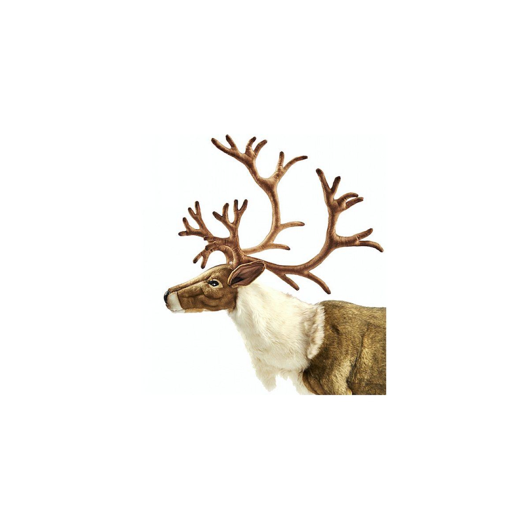 Voir la diapositive 2 : Hansa Hansa peluche geante renne nordic 130 cm h et 120 cm l