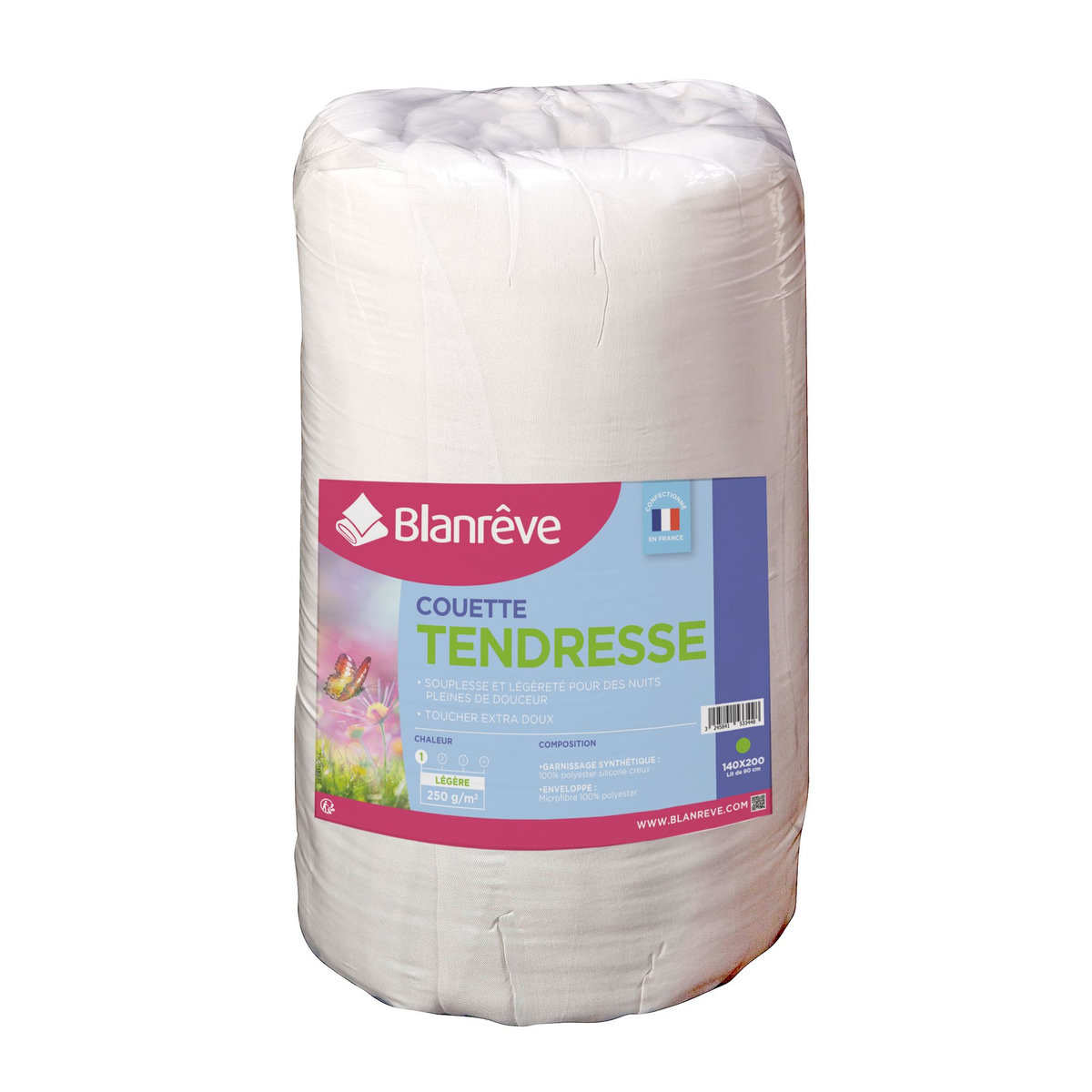 BLANREVE Couette légère en microfibre toucher extra doux TENDRESSE 