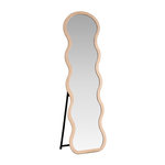 Paris Prix Miroir sur Pied Ondulé  Loui  158cm Beige