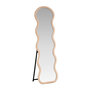 Voir la diapositive 1 : Paris Prix Miroir sur Pied Ondulé  Loui  158cm Beige