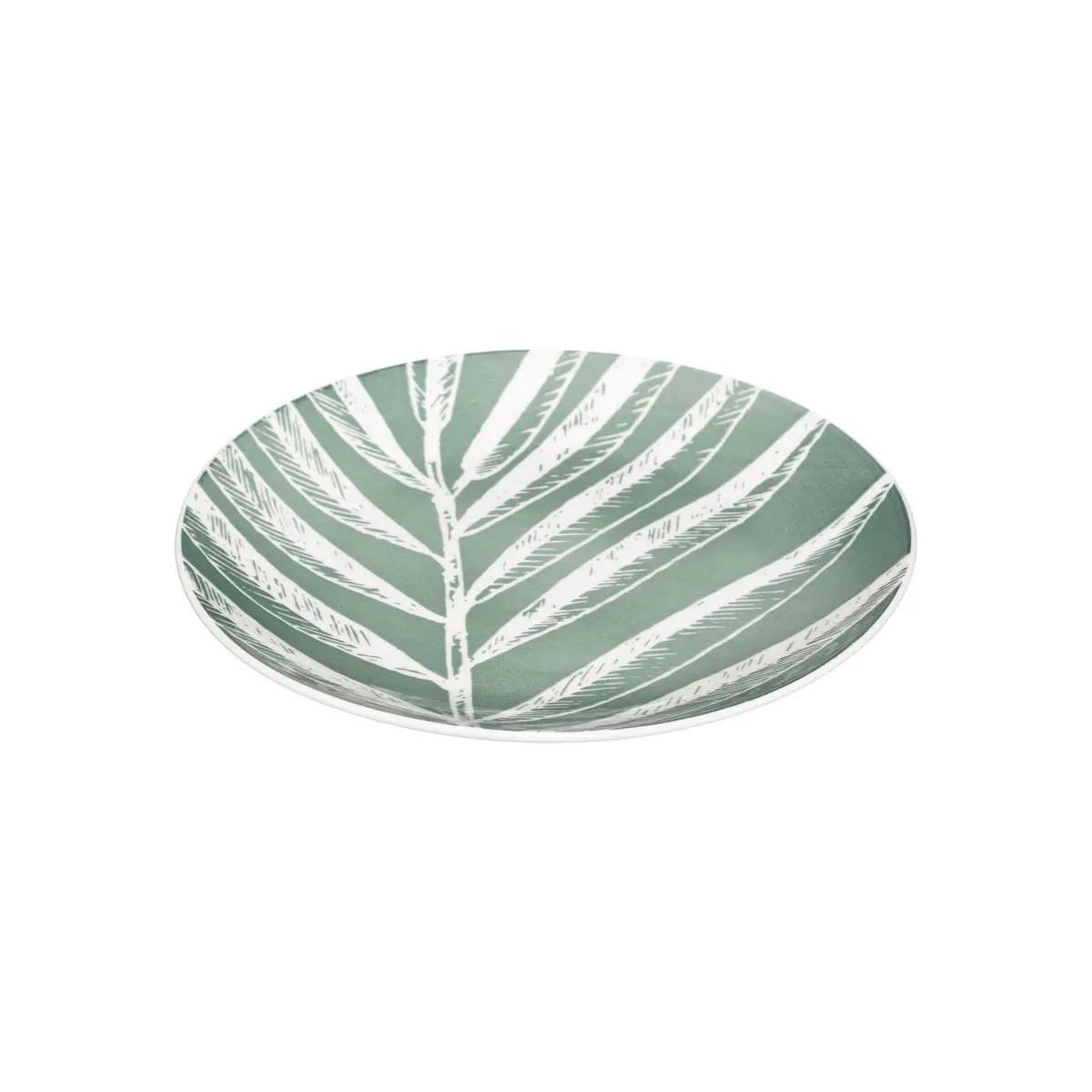 Voir la diapositive 2 : SECRET DE GOURMET Lot de 6 assiettes à dessert  green harmony  19cm vert