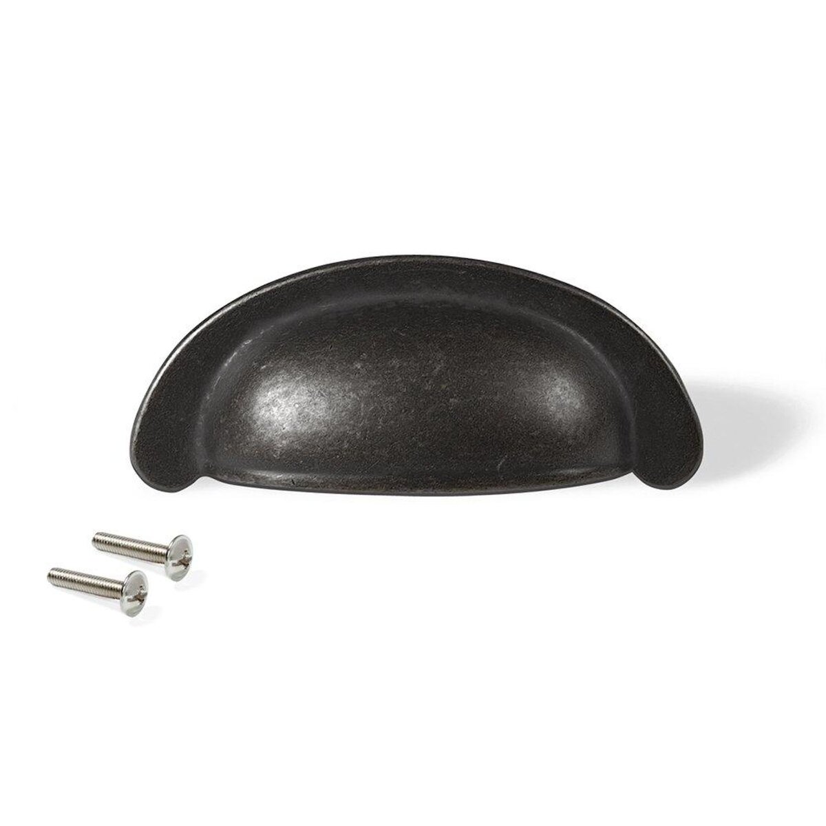 EMUCA SRL Poignée pour meuble Marrakech en zamak finition noir avec entraxe 64 mm