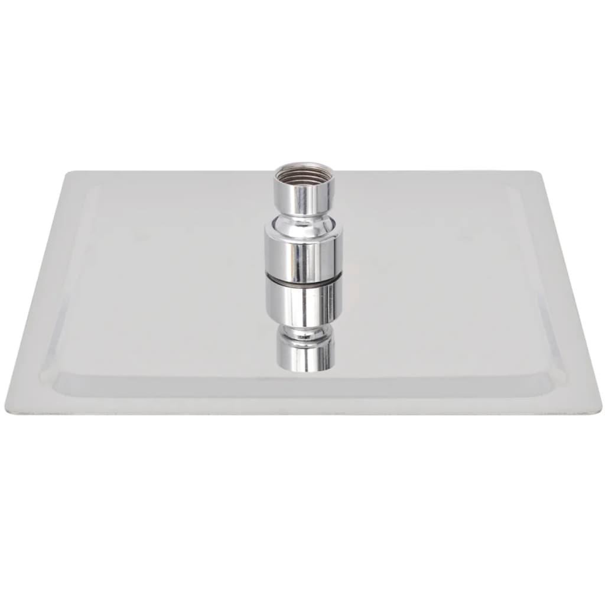 Voir la diapositive 3 : VIDAXL Tete de douche plongeante carree en acier inoxydable 20x20 cm