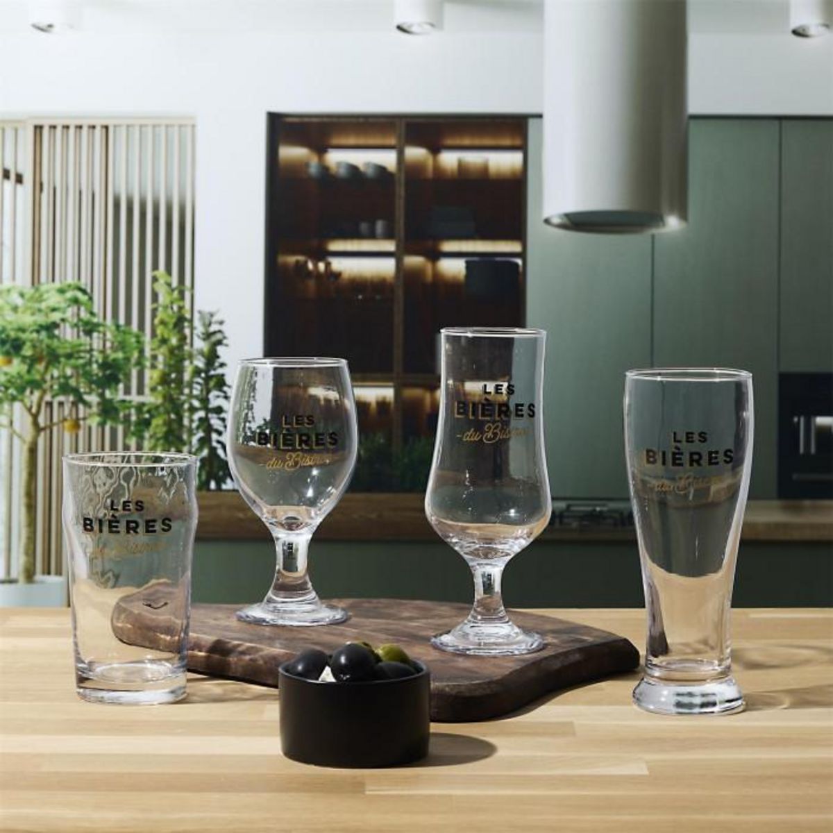 Paris Prix Coffret 4 Verres à Bières  Bistrot  47cl Transparent