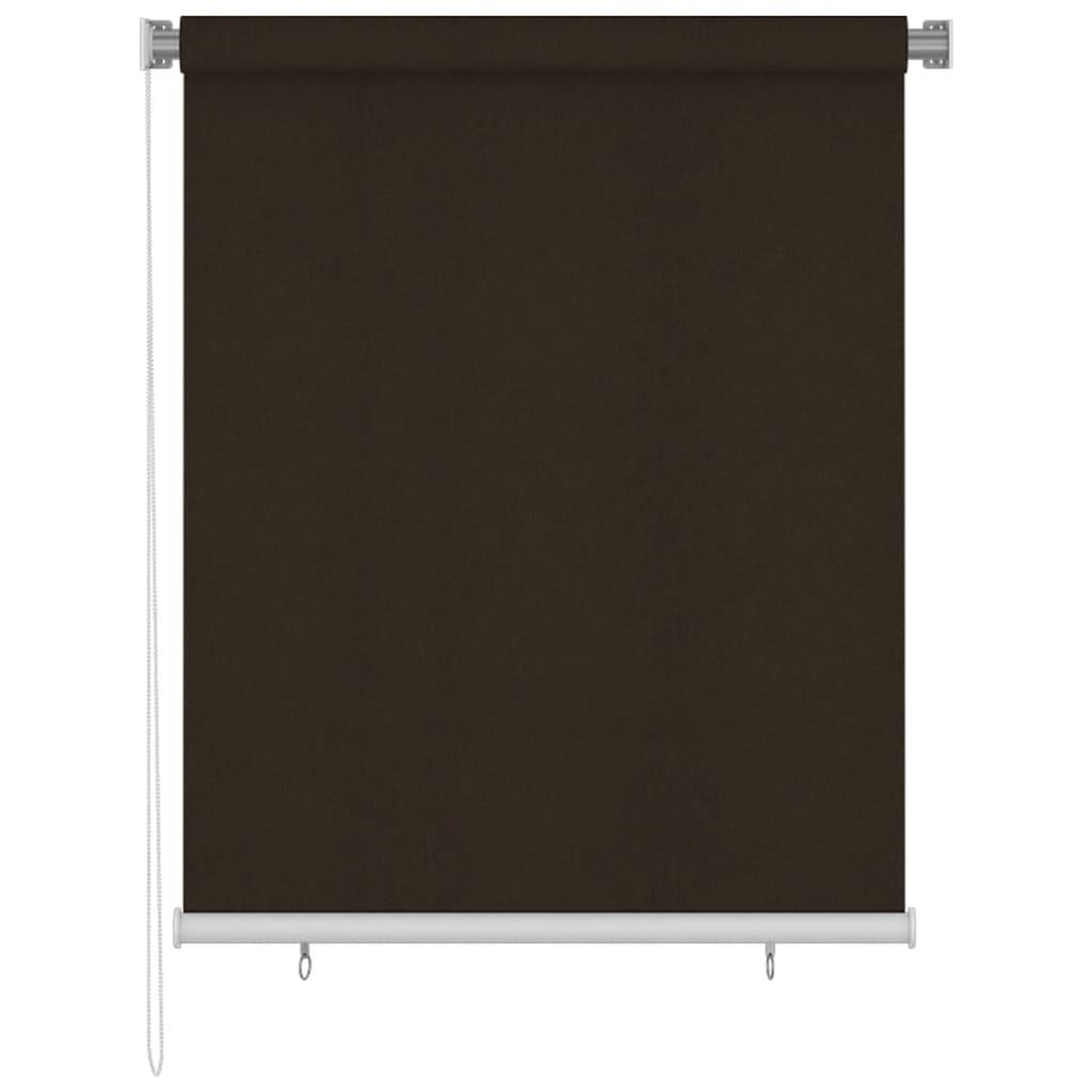 Voir la diapositive 2 : VIDAXL Store roulant d'exterieur 125 (l) x 140 (h) cm marron