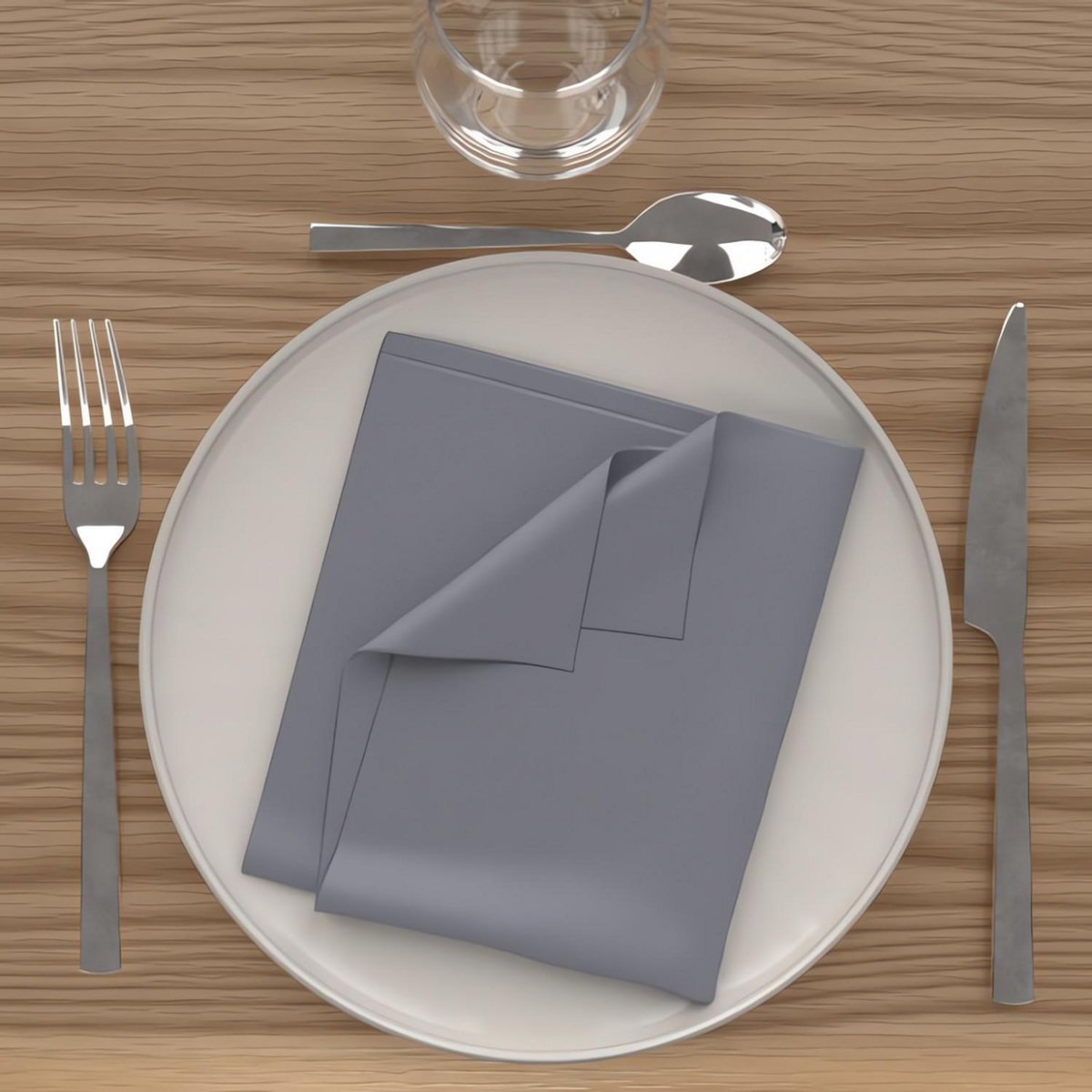 SOLEIL D'OCRE Lot de 3 serviettes de table 40X40 cm ALIX, par Soleil d'Ocre