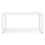 Voir la diapositive 2 : Paris Prix Bureau Design en Verre  Abigano  160cm Blanc