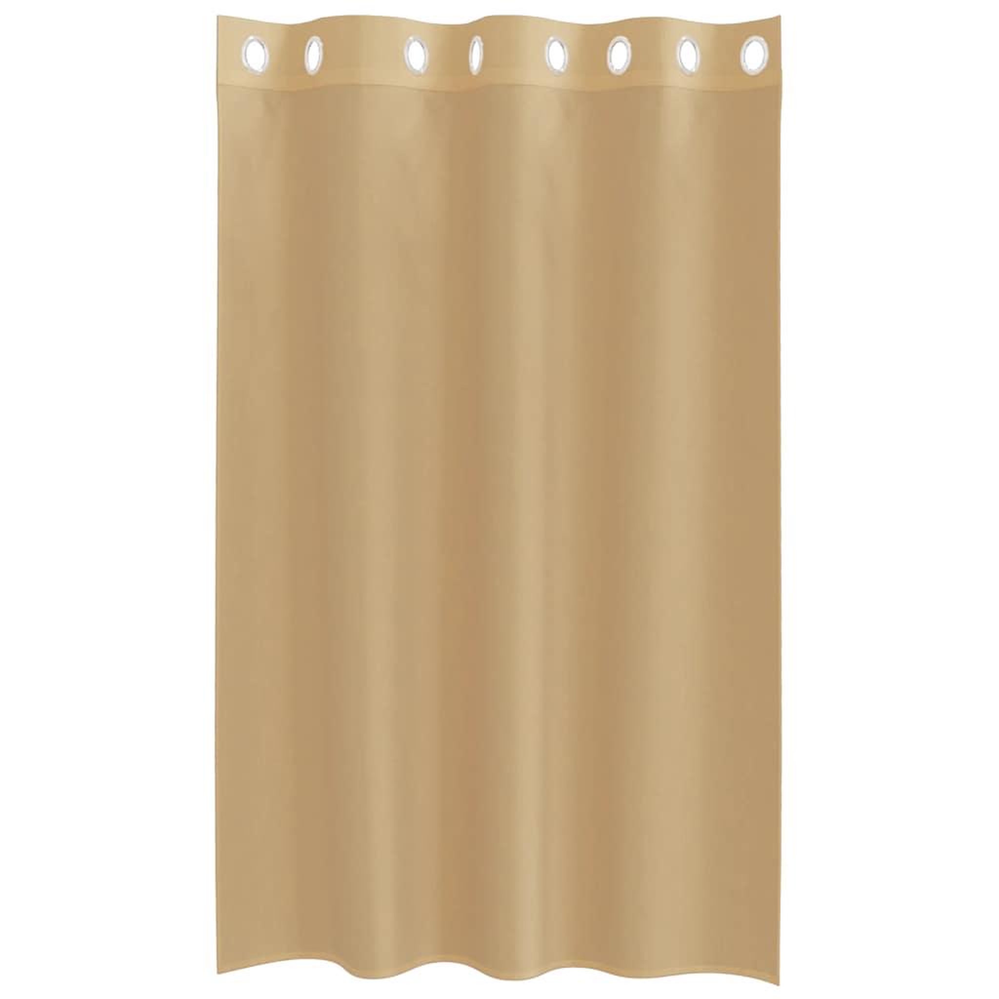 Voir la diapositive 4 : VIDAXL Rideaux en voile avec œillets 2 pcs sable